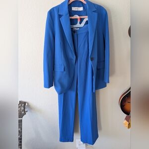 Bershka Blue Suit Women's